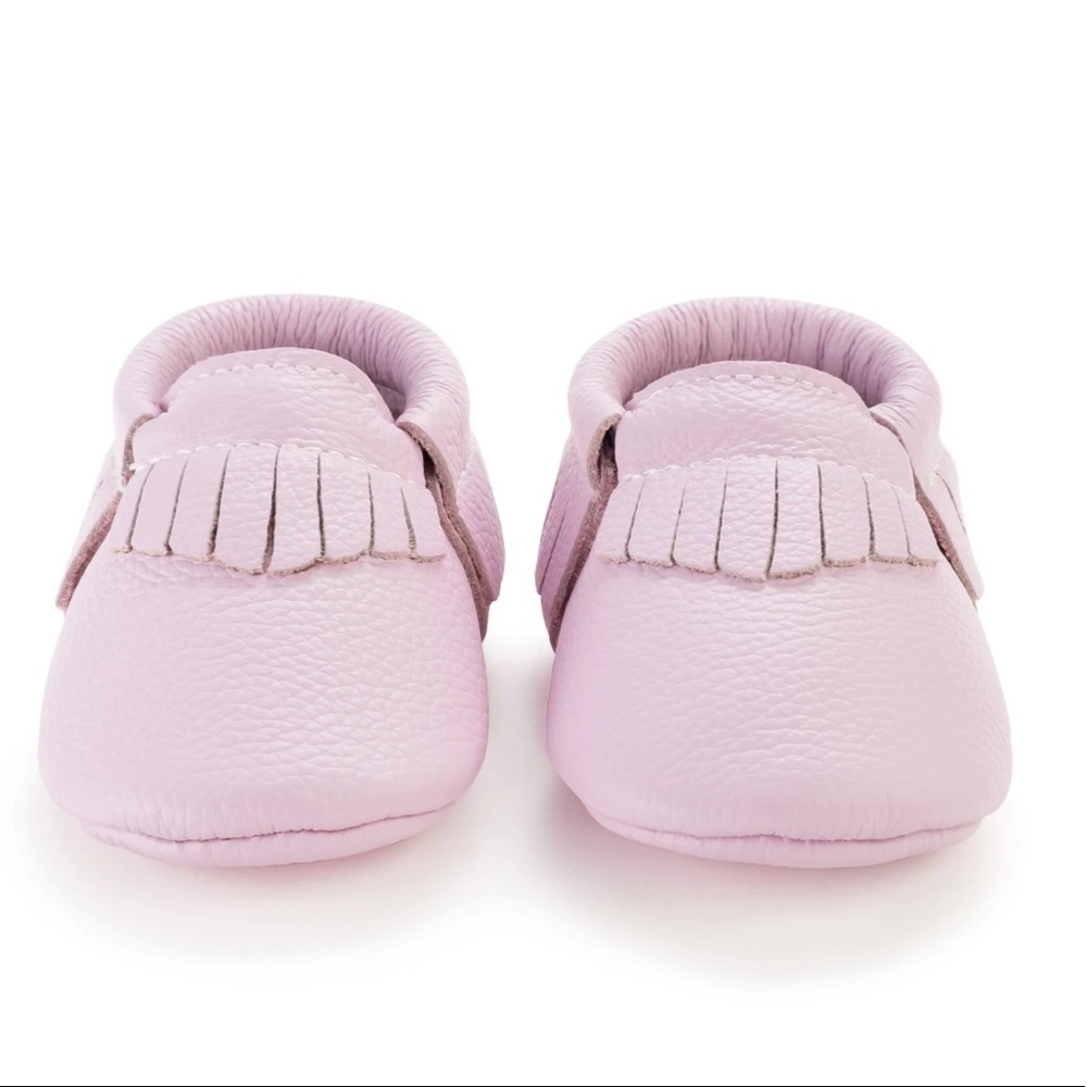 Bird Rock Baby Moccasins Lavender